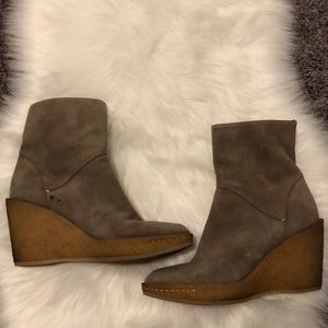 Stuart Weitzman Suede Wedges